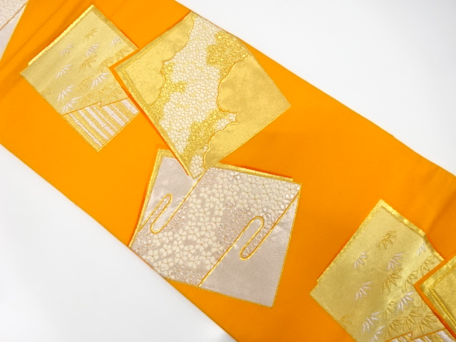 Japanese Kimono / Antique / Fukuro Obi Silk